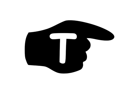 Pointing Hand with Playful Mono T Review
