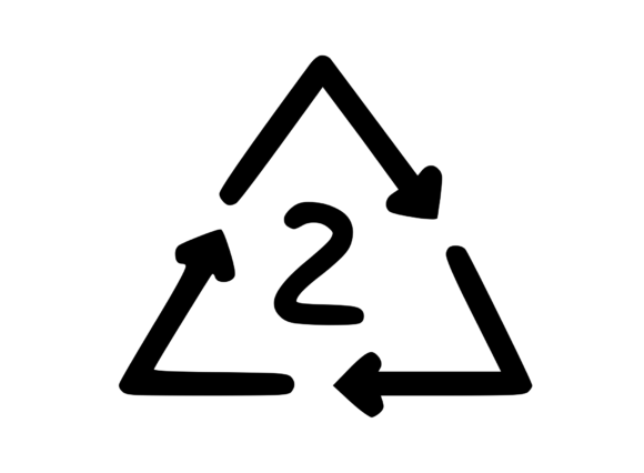 Recycle Symbol with Playful Mono 2 Review