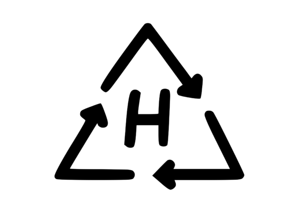 Recycle Symbol with Playful Mono H Review