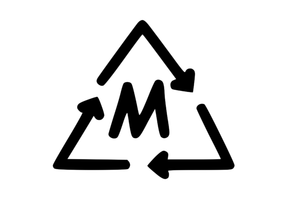 Recycle Symbol with Playful Mono M Review