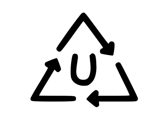 Recycle Symbol with Playful Mono U Review