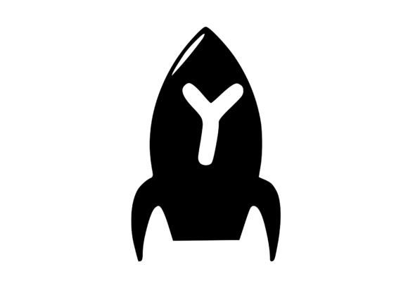 Space Rocket with Playful Mono Y
